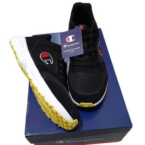 NEW Men's CHAMPION Sneakers Vigor Size 11.5‎ Black Athletic Tennis Running Shoes